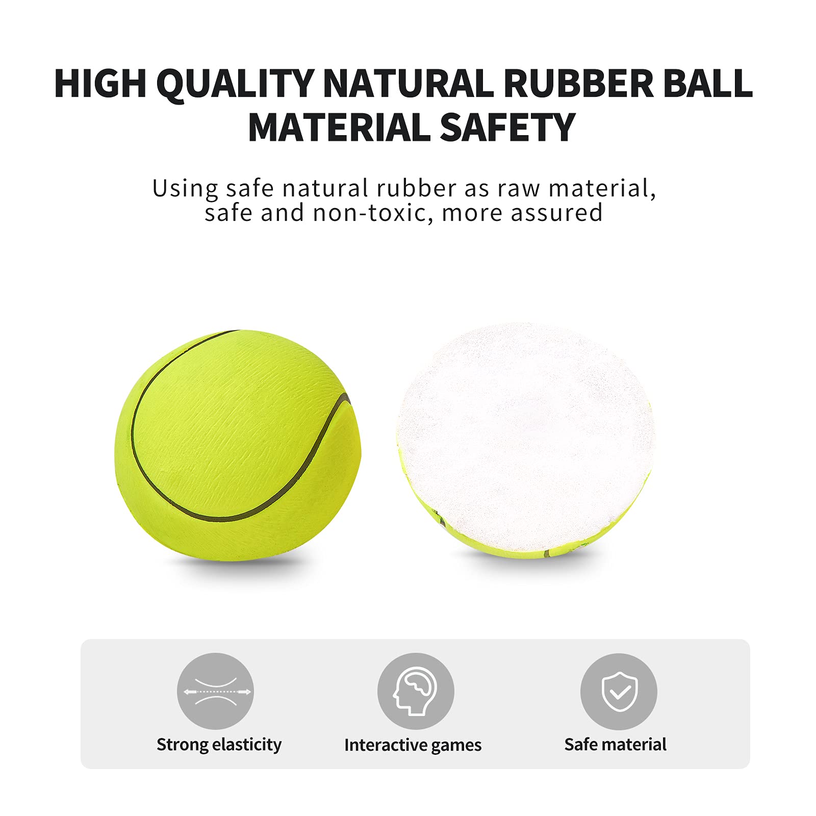 ZUYEE Wrist Return Ball 1.85 Inch (Not 2.36 inch) Sports Wrist Balls On A String Rubber Rebound Balls (Basketball, Baseball, Soccer) Wristband Toy for Children Kids Gift Exercise or Play (4 PCS)