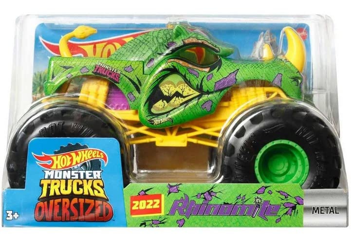 Monster Trucks Oversized Rhinomite (Green) 1:24 Scale Die-Cast Truck