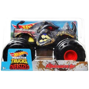 monster trucks oversized rhinomite (gray) 1:24 scale die-cast truck