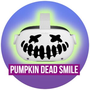 Pumpkin Dead smile - Oculus Quest 2 - Decals - Black & Pink