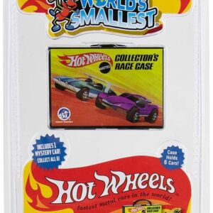 Worlds Smallest Hot Wheels Carry Case, Miniature, Each Sold Separately. Styles Selected at Random