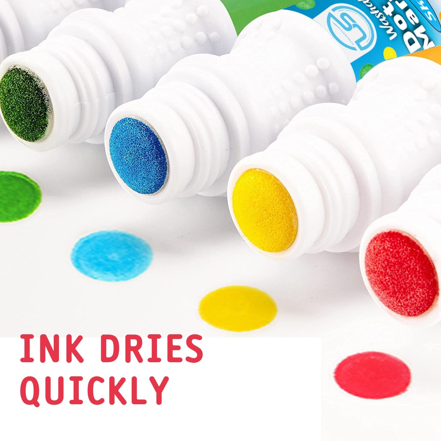 Dot markers, Dot Markers for Toddlers, Dot Art, Dot Paints Washable for Kids, Bingo Daubers, Washable Dot Markers Toddler Arts and Crafts