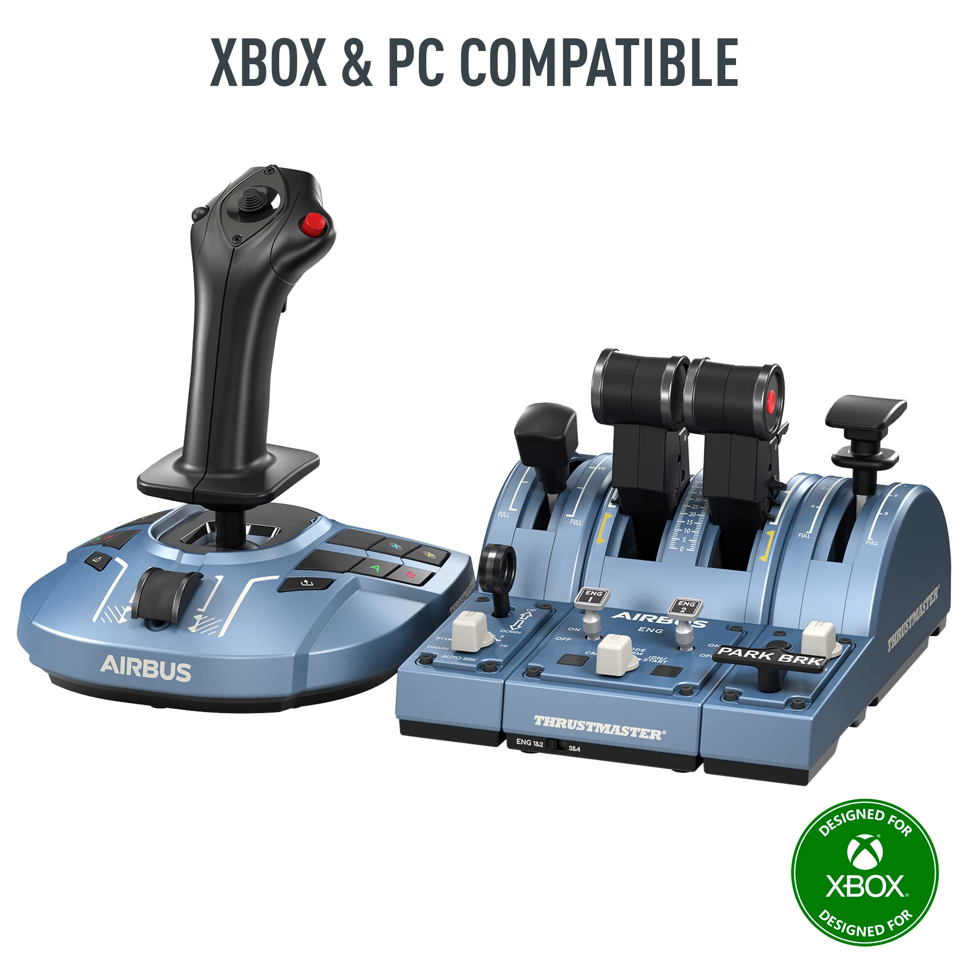 Thrustmaster TCA Captain Pack Xbox – Airbus Edition (Compatible with XBOX and PC)