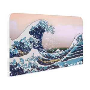 PlayVital The Great Wave Custom Dock Cover for Nintendo Switch OLED, Dust Anti Scratch PC Hard Faceplate Shell Cover for Nintendo Switch OLED Charging Dock - Dock NOT Included