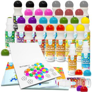 Dot markers, Dot Markers for Toddlers, Dot Art, Dot Paints Washable for Kids, Bingo Daubers, Washable Dot Markers Toddler Arts and Crafts