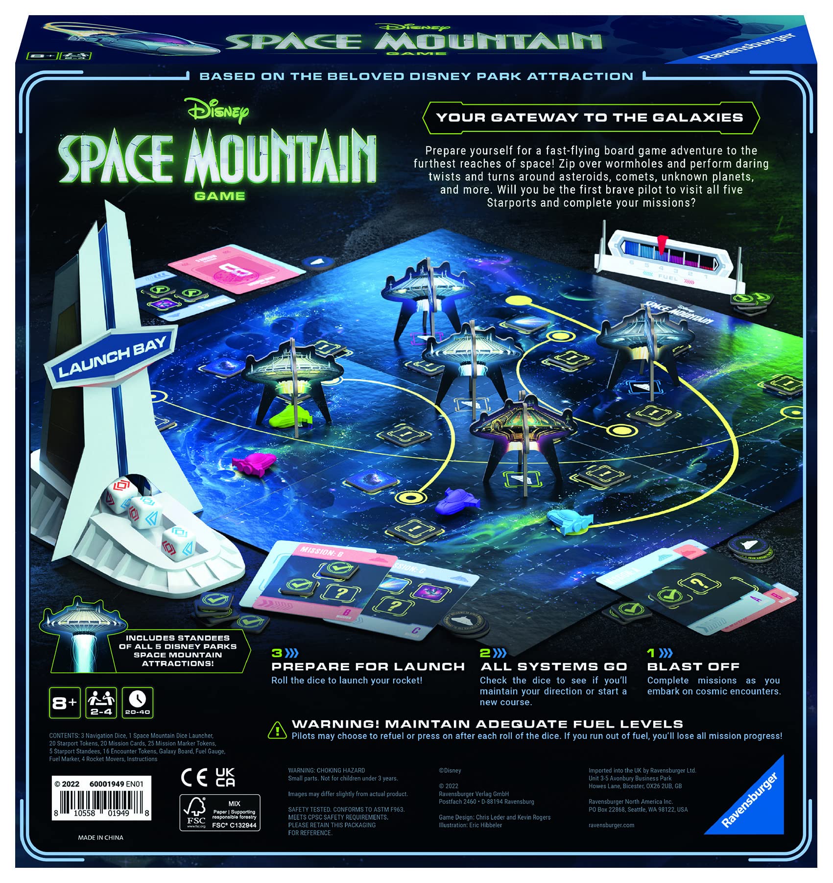 Disney Space Mountain, All Systems Go – an Exciting Racing Game Based on The Classic Disney Attraction for Ages 8 and Up