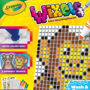 Crayola Wixels Animals Activity Kit, Pixel Art Coloring Set, Gift for Kids, Ages 6, 7, 8, 9