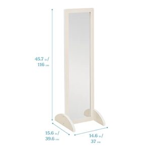 ECR4Kids Double-Sided Bi-Directional Mirror, Kids Furniture, White Wash