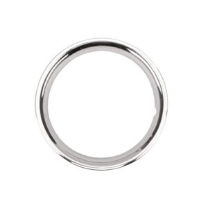 Baby Moon Chrome Hubcaps and 15 Inch Wheel Beauty Rings