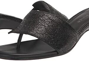 Donald Pliner Women's Heeled Sandal, Black, 7.5