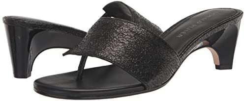 Donald Pliner Women's Heeled Sandal, Black, 7.5