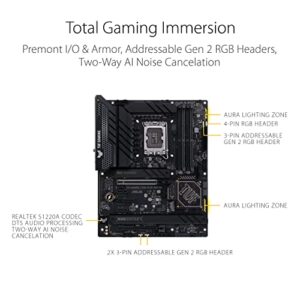 ASUS TUF Gaming Z790-Plus WiFi D4 LGA 1700(Intel 14th,12th&13th Gen) ATX Gaming Motherboard(PCIe 5.0, DDR4,4xM.2 Slots,16+1 DrMOS, WiFi 6,2.5Gb LAN, Front USB 3.2 Gen 2 Type-C, Thunderbolt 4/USB4)