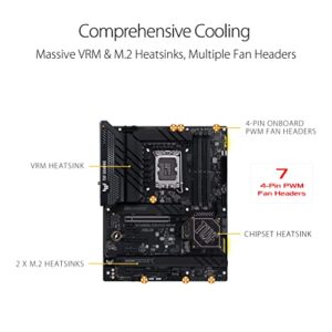 ASUS TUF Gaming Z790-Plus WiFi D4 LGA 1700(Intel 14th,12th&13th Gen) ATX Gaming Motherboard(PCIe 5.0, DDR4,4xM.2 Slots,16+1 DrMOS, WiFi 6,2.5Gb LAN, Front USB 3.2 Gen 2 Type-C, Thunderbolt 4/USB4)