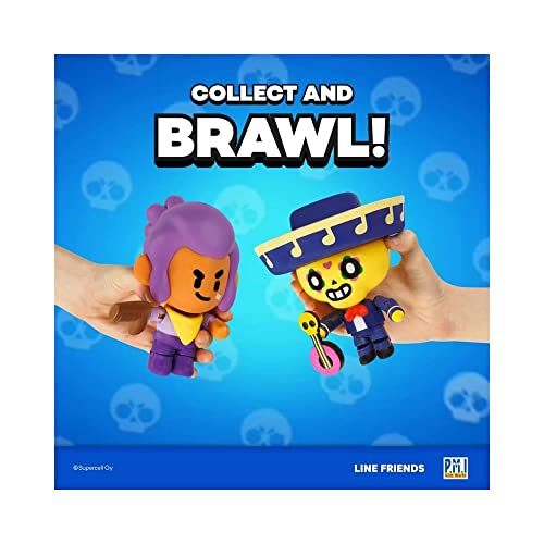 P.M.I. Brawl Stars Action Figure | One of Four 6.7-Inch-Tall Collectibles | Brawl Stars Toys and Gift for Video Gamer | Poco Guitar Figure | Ofically Licensed Toy Figure - Articulated