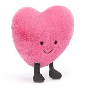 Jellycat Amuseables Pink Heart Stuffed Plush | Valentine's Day Gifts for Kids, Boys, Girls, Teens, Men and Women