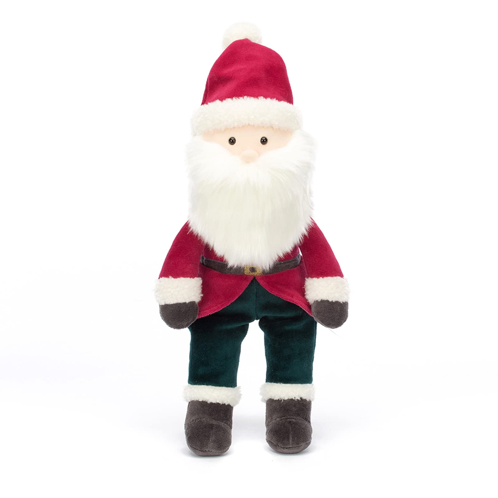 Jellycat Jolly Santa Stuffed Animal, Small 13.5 inches | Christmas Plush Toy | Classic Children's Gift