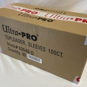 1000 Ultra Pro 3x4" Regular Toploaders & Poly Card Sleeves Holder Case 83648