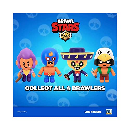 P.M.I. Brawl Stars Action Figure | One of Four 6.7-Inch-Tall Collectibles | Brawl Stars Toys and Gift for Video Gamer | Poco Guitar Figure | Ofically Licensed Toy Figure - Articulated