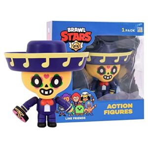 P.M.I. Brawl Stars Action Figure | One of Four 6.7-Inch-Tall Collectibles | Brawl Stars Toys and Gift for Video Gamer | Poco Guitar Figure | Ofically Licensed Toy Figure - Articulated