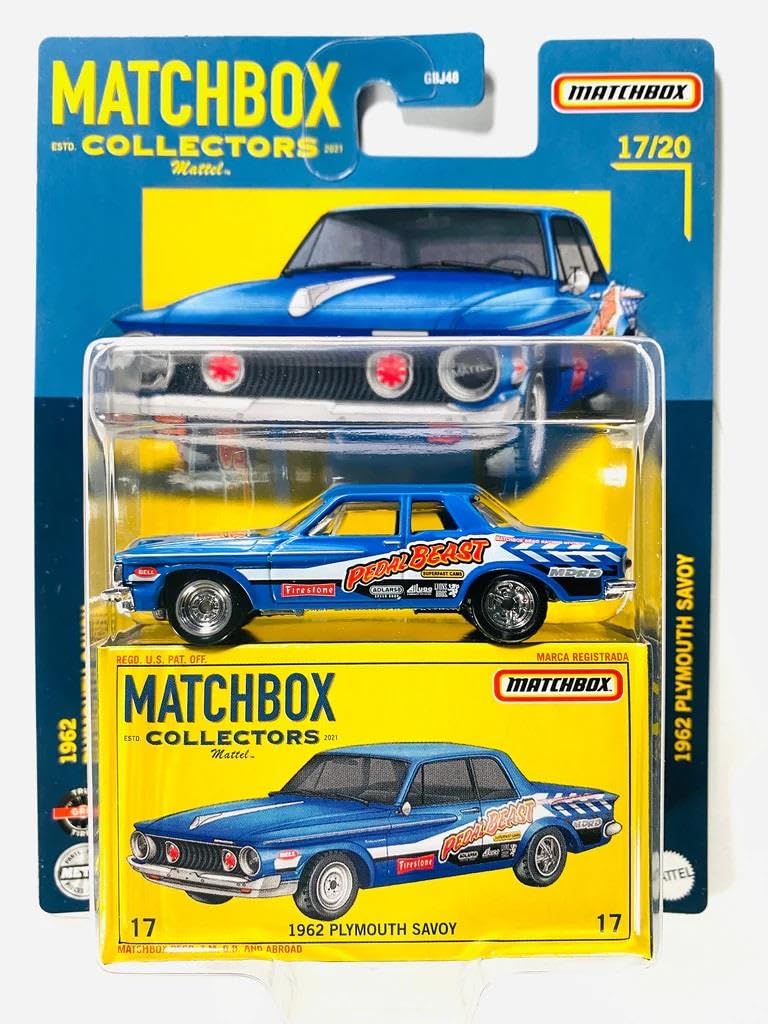 Matchbox Collectors 17/20 1962 Plymouth Savoy (Blue) 1:64 Scale