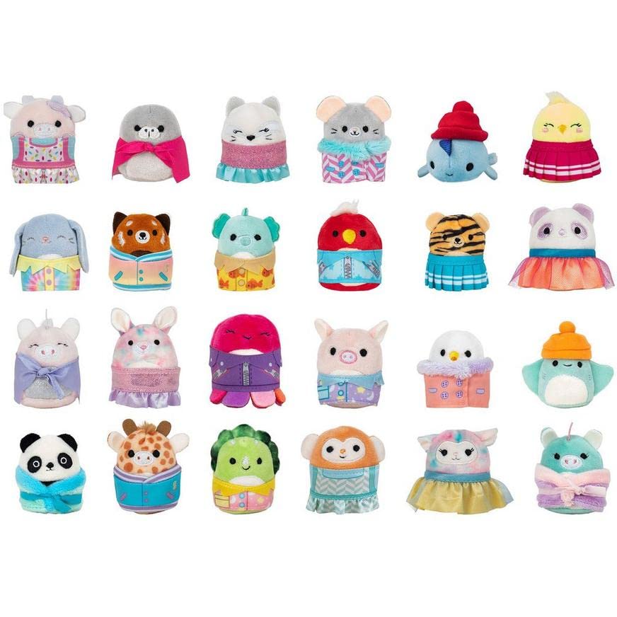 Squishmallow Squishville Mystery Mini Series 3 Plush Assortment Blind Package (3 -Pack)