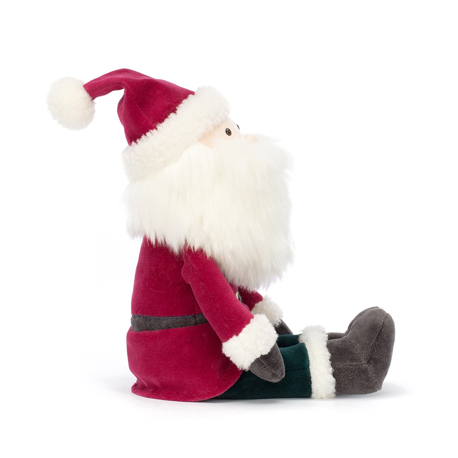 Jellycat Jolly Santa Stuffed Animal, Small 13.5 inches | Christmas Plush Toy | Classic Children's Gift