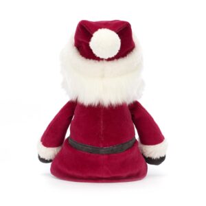 Jellycat Jolly Santa Stuffed Animal, Small 13.5 inches | Christmas Plush Toy | Classic Children's Gift