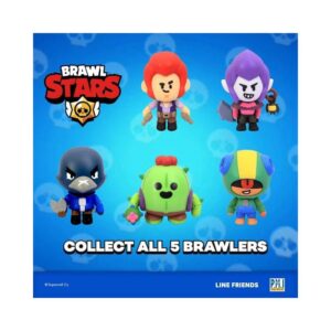 P.M.I. Brawl Stars Action Figures |Spike & Colt 4.5-Inch-Tall Collectibles | Brawl Stars Toys and Playable Mini Toys | Ofically Licensed Toys, Supercell, Gift for Video Gamer - Articulated Figure