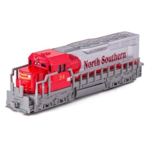 Diecast 7" Freight Locomotive - Pullback Action (Red)