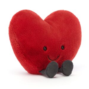 Jellycat Amuseables Red Heart Stuffed Plush | Valentine's Day Gifts for Kids, Boys, Girls, Teens, Men and Women