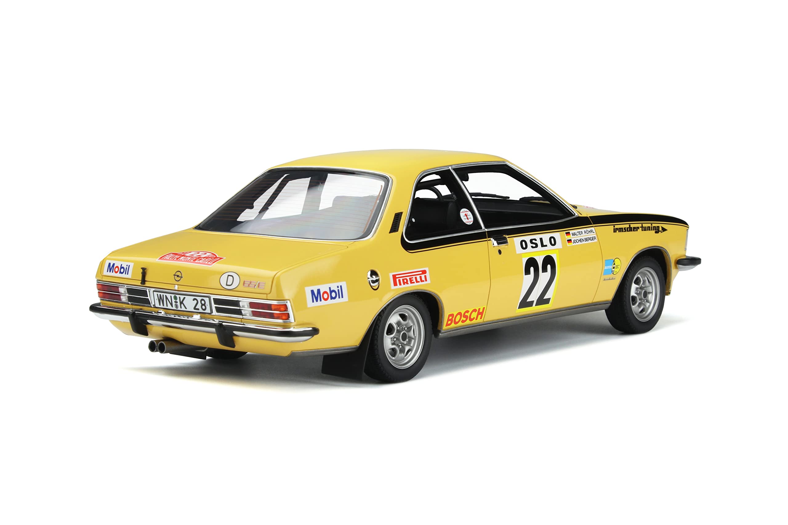 OTTO 1:18 1973 Ope Commodore #22 Rallye Monte-Carlo OT933 [Shipping from Canada]