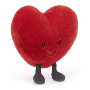 Jellycat Amuseables Red Heart Stuffed Plush | Valentine's Day Gifts for Kids, Boys, Girls, Teens, Men and Women