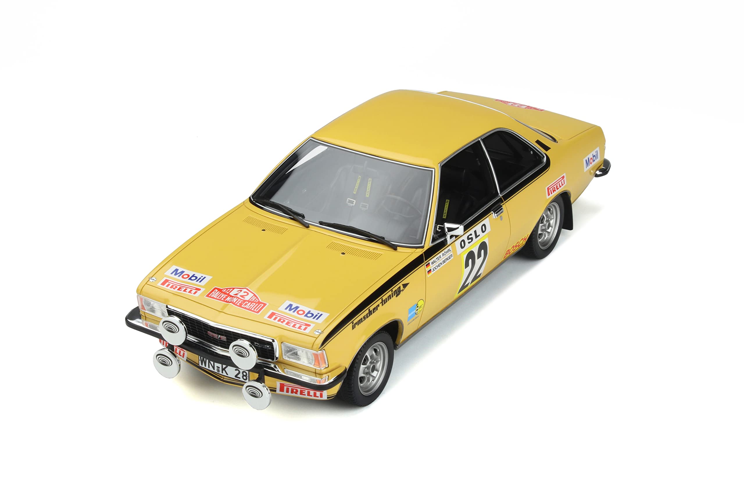 OTTO 1:18 1973 Ope Commodore #22 Rallye Monte-Carlo OT933 [Shipping from Canada]