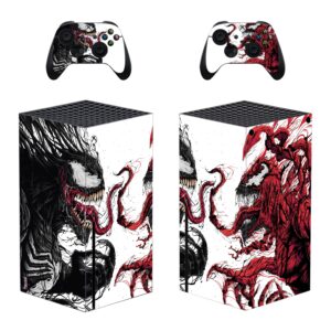 Vanknight Xbox Series X Console Controllers Skin Decals Stickers Wrap Vinyl for Xbox Series X Console Alien