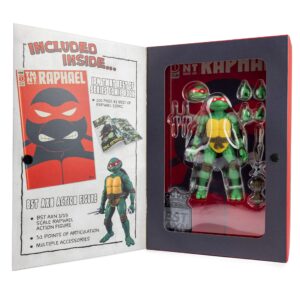 The Loyal Subjects Teenage Mutant Ninja Turtles Best of Raphael 100-Page Comic Book & Raphael BST AXN 5-inch Action Figure Set