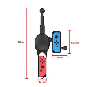 Fishing Rod for Nintendo Switch&Switch OLED, ZKKEIIE Fishing Game Kit Compatible with Nintendo Switch Legendary Fishing, The Strike Championship Edition Gadgets for Family Party, Fishing Gifts for Men