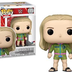 POP WWE: Matt Riddle Funko Vinyl Figure (Bundled with Compatible Box Protector Case), Multicolor, 3.75 inches