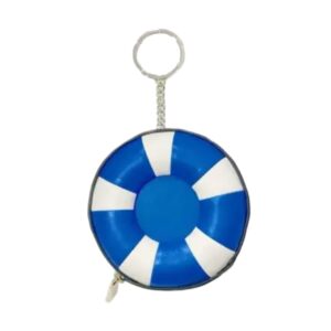 kate spade other splash pool float key ring coin case k7159 blue white multi