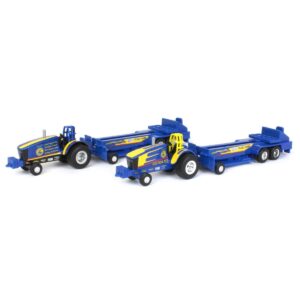 ERTL Set of 2 1/64 FFA Die-cast Pulling Tractors & Sleds 37480