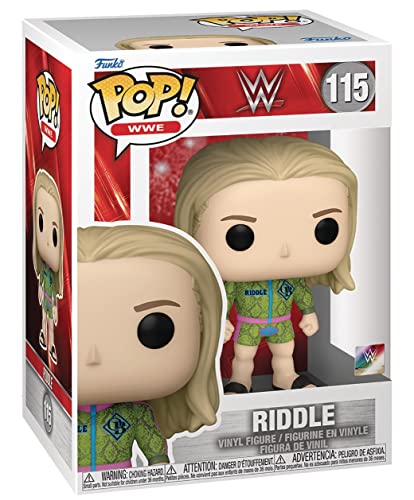 POP WWE: Matt Riddle Funko Vinyl Figure (Bundled with Compatible Box Protector Case), Multicolor, 3.75 inches