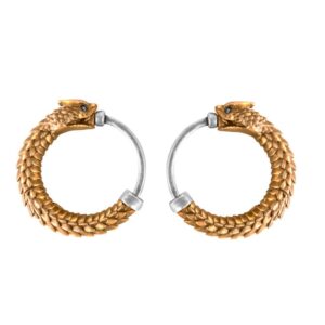 coppertist.wu ouroboros earrings snake huggie hoop earrings earrings for women men