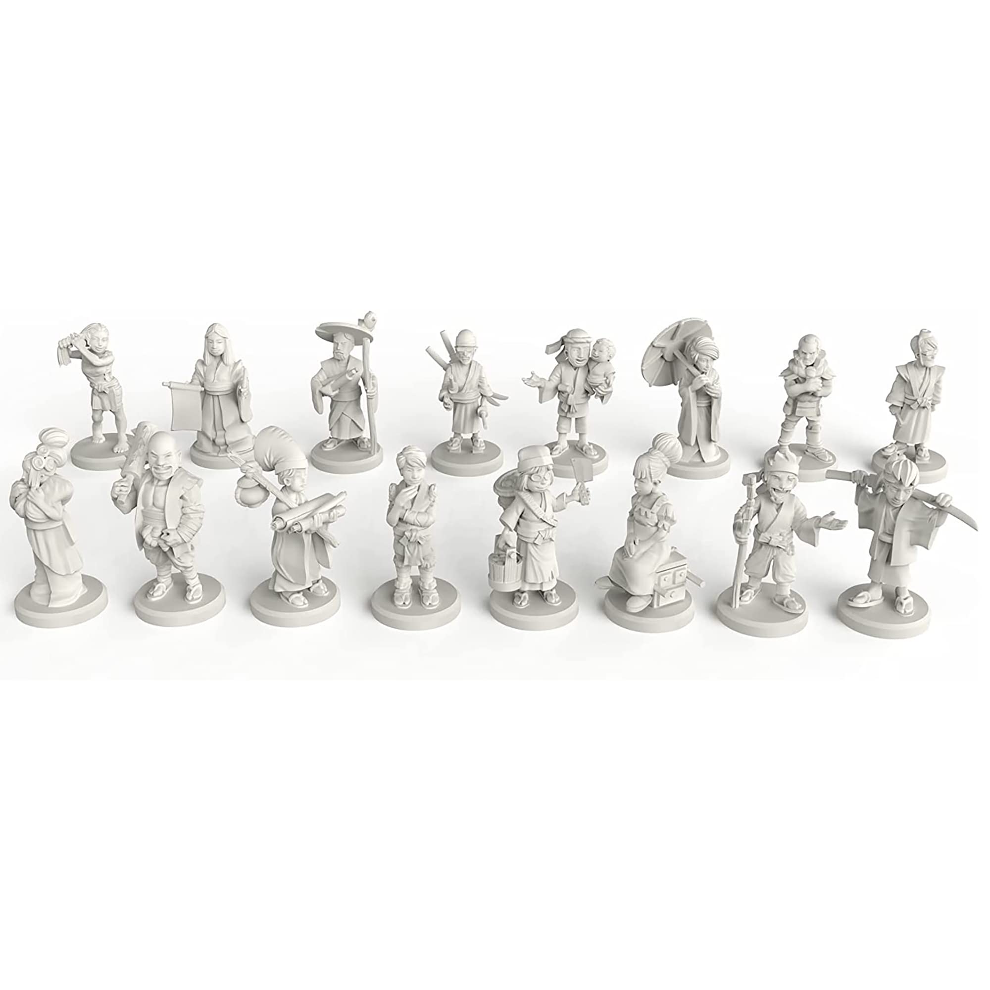 Funforge Tokaido Board Game Matsuri Miniature Figures Accessory Pack | Adventure Game | Exploration Game | Ages 8+ | 2-5 Players | Average Playtime 45 Minutes | Made by Funforge