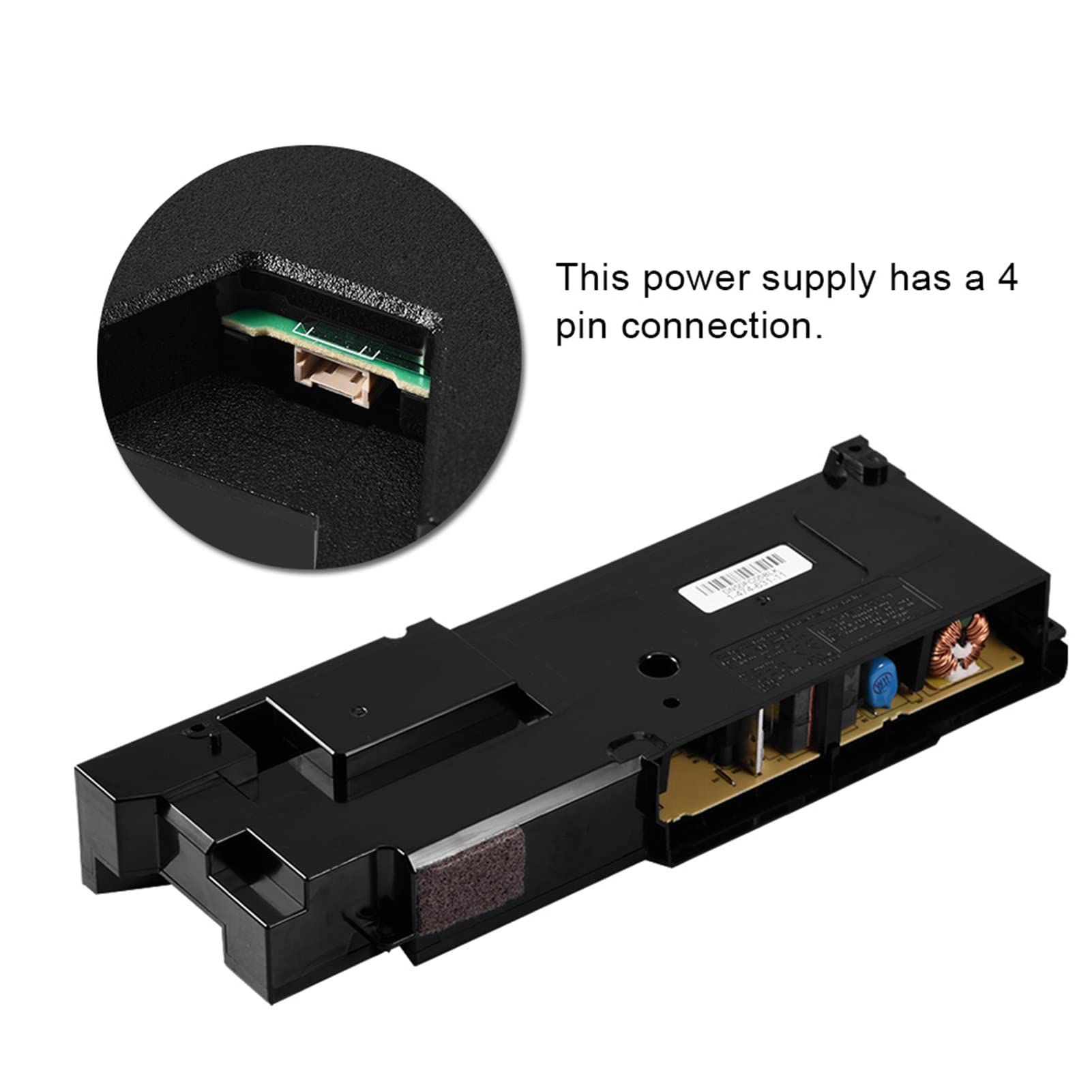 Supply for PS 4, Replacement ADP 200ER Supply Unit 4Pin for PS 4 CUH 1215A, CUH 12XX Serie