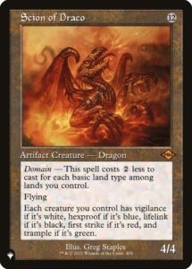 magic: the gathering - scion of draco - the list