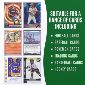 Collectible Supplies Top Loaders for Cards | 3x4 Inch Card Protectors for Collective Trading| Protective Sports Card Holder | Standard Size | Penny Soft Sleeves (100 Toploaders + 100 Penny Sleeves)