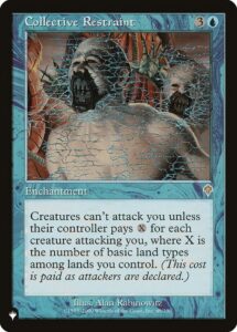 magic: the gathering - collective restraint - the list