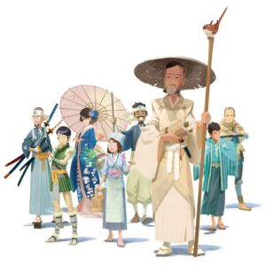 Funforge Tokaido Board Game Matsuri Miniature Figures Accessory Pack | Adventure Game | Exploration Game | Ages 8+ | 2-5 Players | Average Playtime 45 Minutes | Made by Funforge