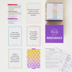 200 Resilience Conversation Starter Cards for Stronger Families - Build Trust, Safety and Connection Through Transitions or Life Changes - Deeper Discussion Parents Children's Therapy Icebreaker Game