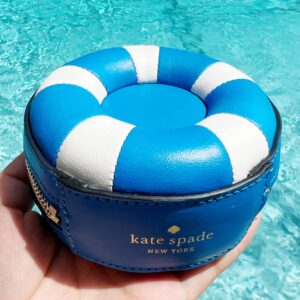 Kate Spade Other Splash Pool Float Key Ring Coin Case K7159 Blue White Multi