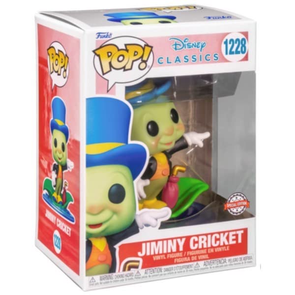 Pop! Pinocchio 1228 - Jiminy Cricket on Leaf Special Edition